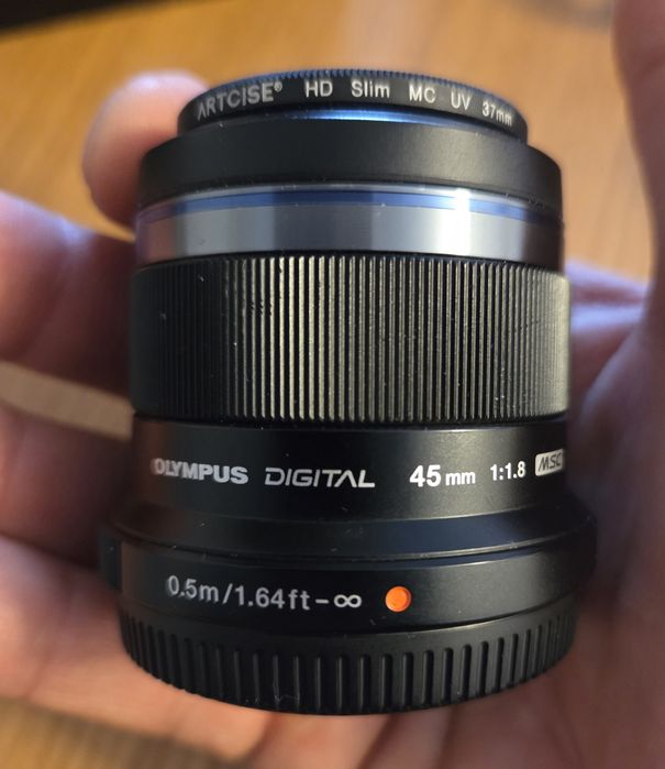 Obiektyw Olympus 45mm 1.8 mtf micro 4/3