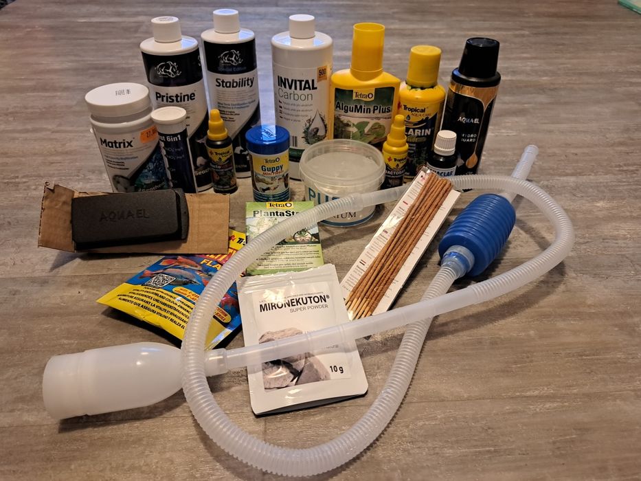 Akwarium 30l Aquael + pełen zestaw akcesoriów