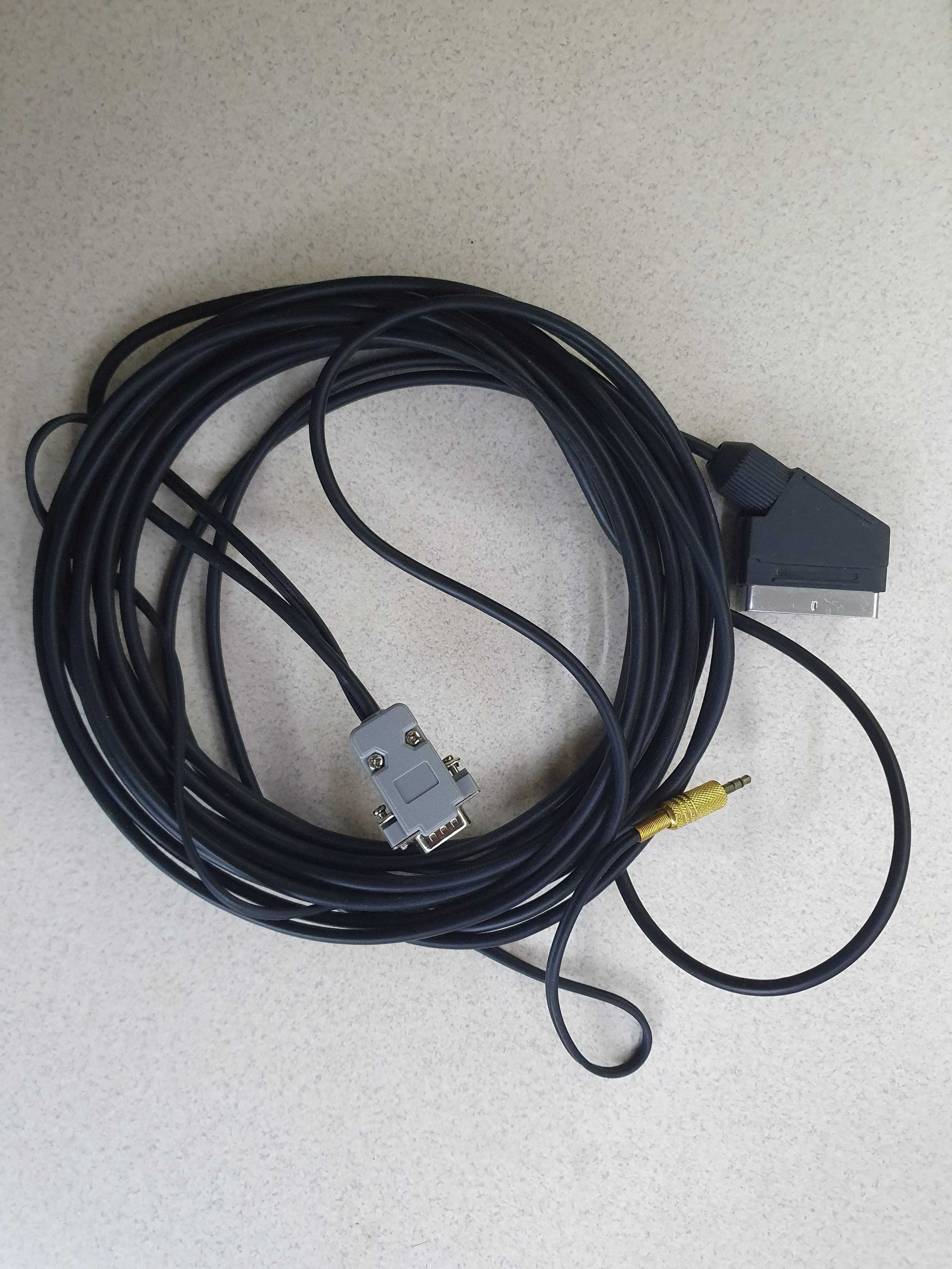 KABEL (adapter) EURO/SCART na VGA + JACK - 7.5m