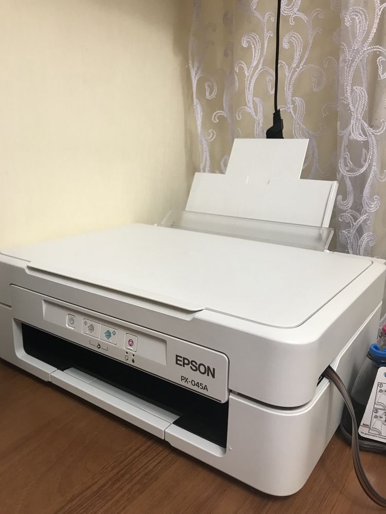 Принтер кольоровий epson px-045a білий