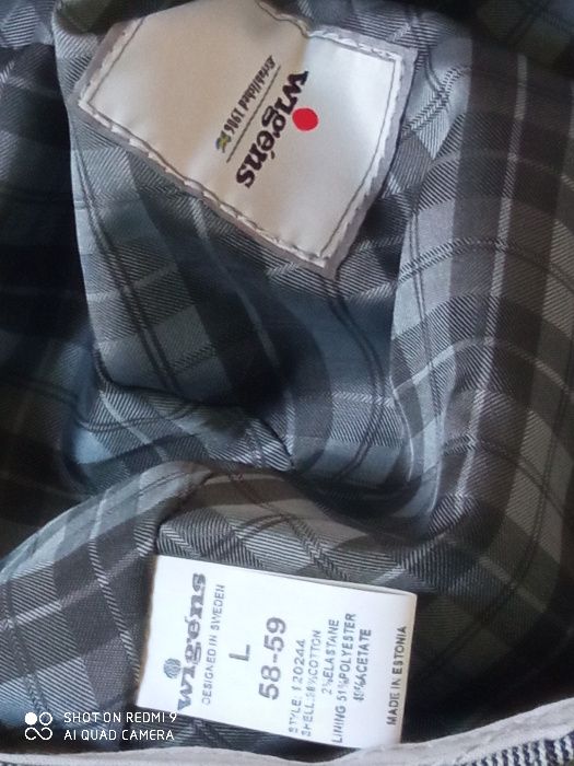 Wigens czapka męska z daszkiem NOWA r. L jakość PREMIUM SKLEP 200+