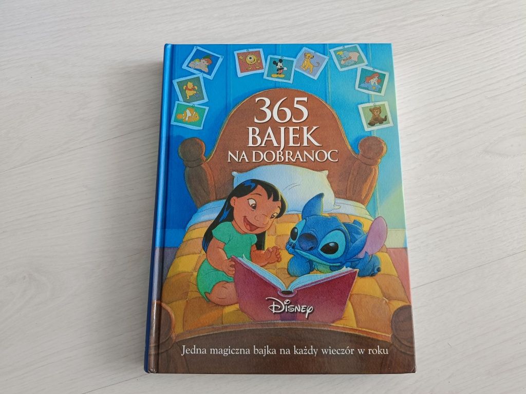 Książka 365 bajek na dobranoc reader's digest
M.in myszka Miki, król l