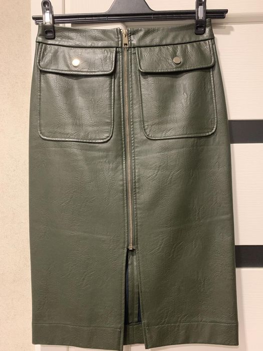 Спідниця з штучної шкіри