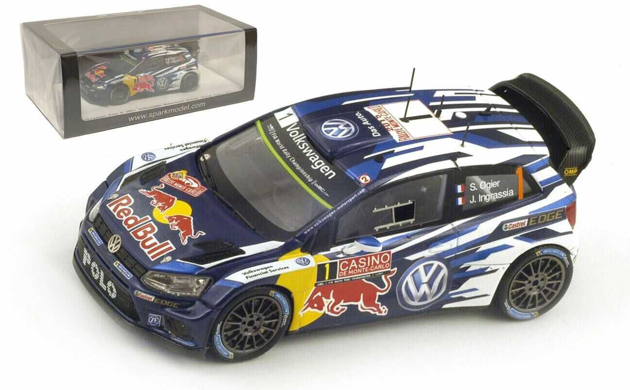 Spark 1:43  VW Polo R WRC Nº1 Rally Monte Carlo 2015