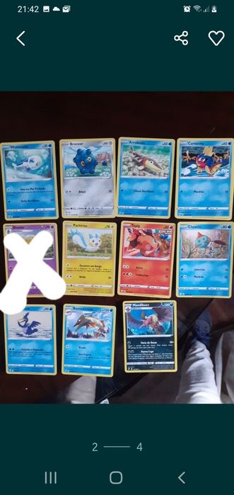 Cartas Pokémon oficiais em português