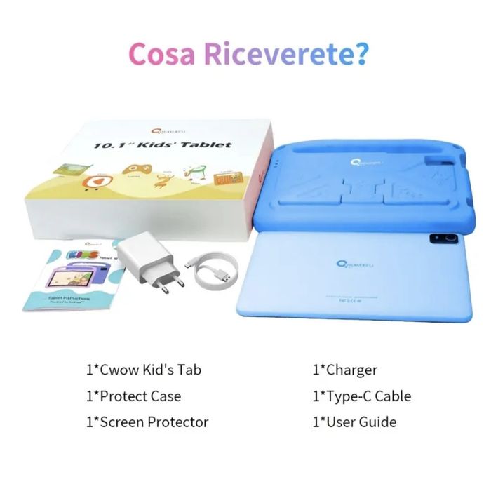 АКЦІЯ! Планшет дитячий CWOWDEFU 8/128 Gb LCD 10" для дітей Kids чохол