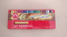 Caixa de Pastel de Óleo Neopastel Caran D´Ache, 24 Cores