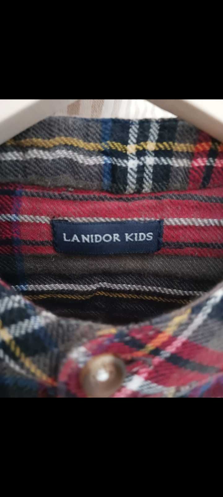 Camisa xadrez Lanidor kids tamanho 6