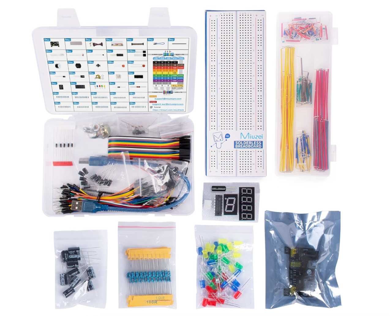 Zestaw startowy do nauki programowania Arduino dla początkujących XXL