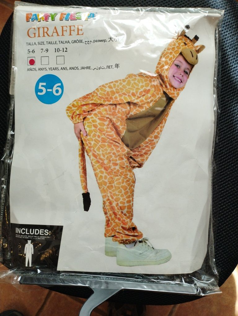 Fato de Carnaval girafa