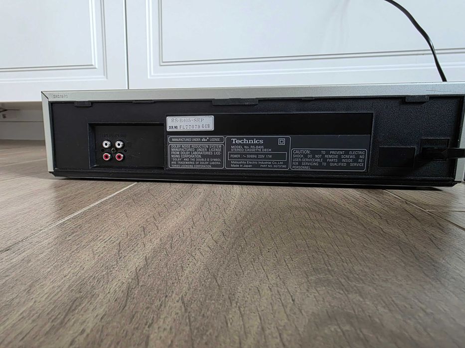 Magnetofon Technics RS-B405 po SERWISIE