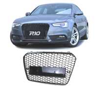 GRELHA FRONTAL LOOK RS5 PARA AUDI A5 12-16 PRETO