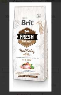 Brit Fresh Turkey with Pea Light Fit & Slim Adult 12 кг