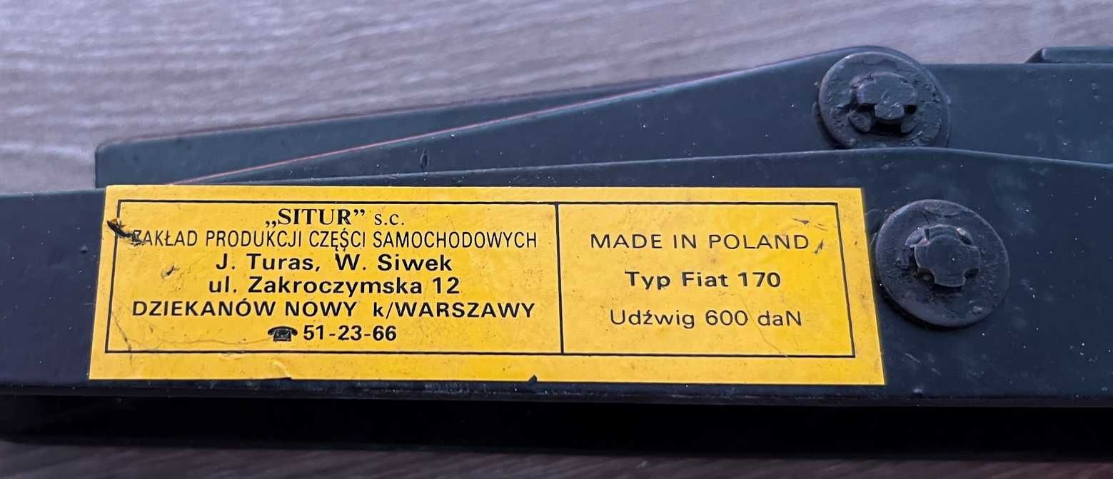 Antyk lewarek podnośnik typ Fiat 170 oryginał okazja zabytek tanio