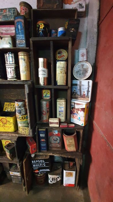 Latas oleo vintage