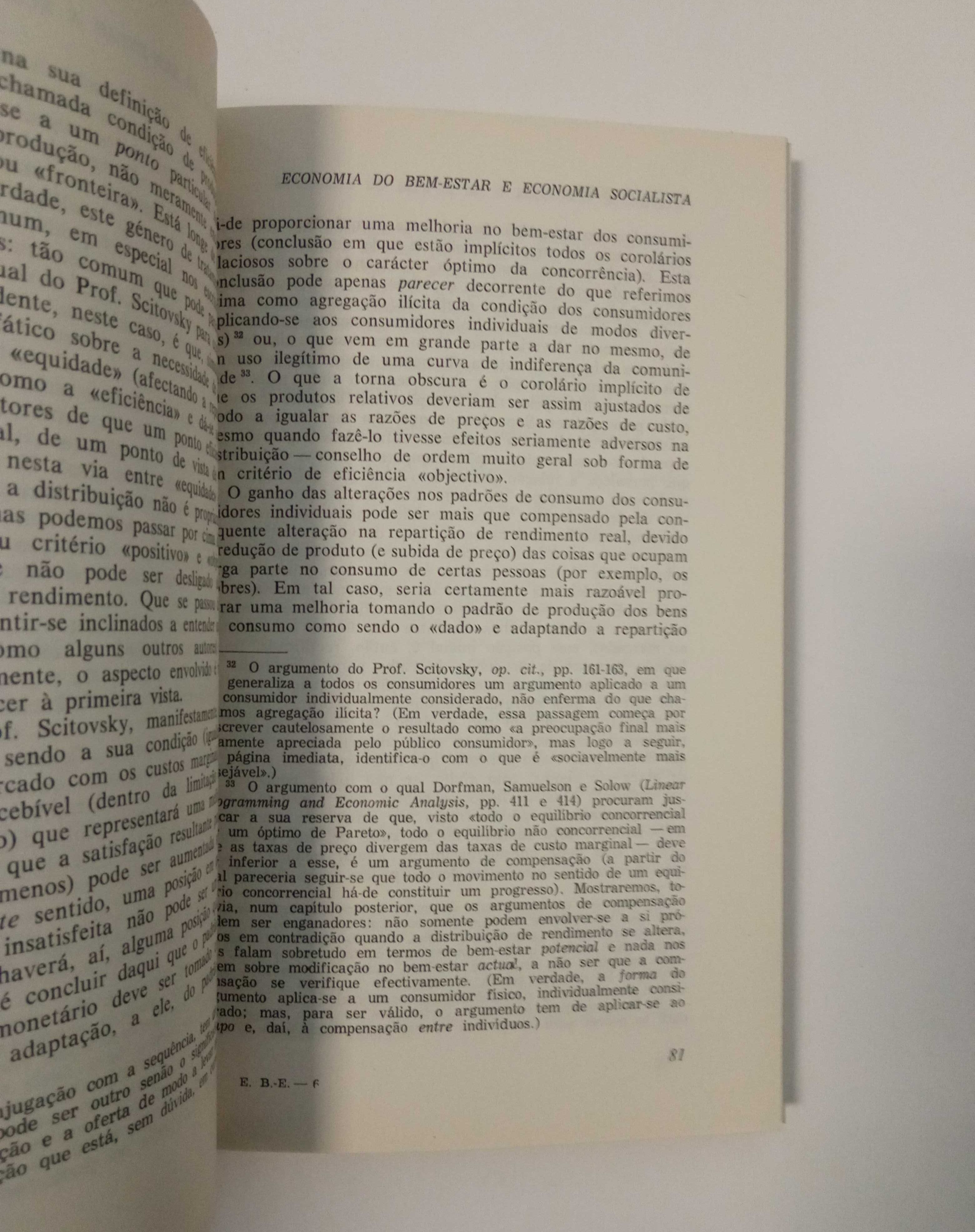 Economia do bem-estar e economia socialista, de Maurice Dobb