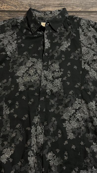 Diesel вінтажна чоловіча сорочка у квіти