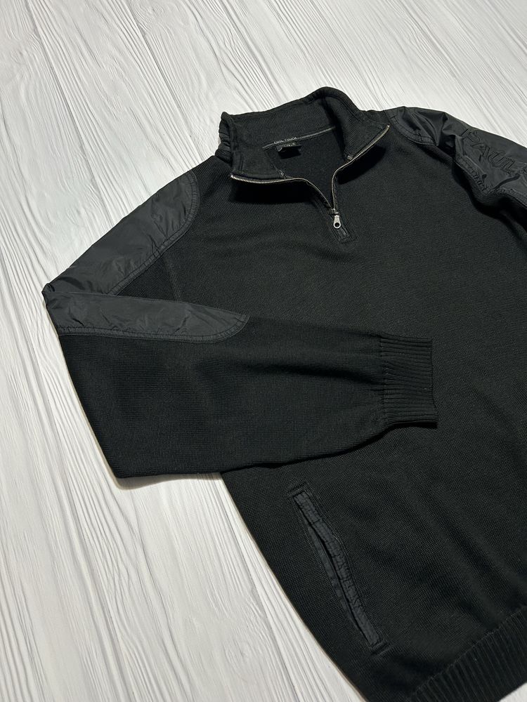 Paul Shark 1/3 Zip Cool Touch Wool/Nylon светр кофта Оригінал!