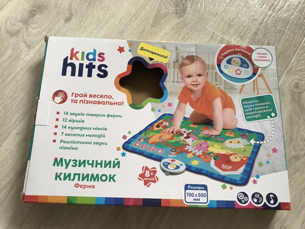 Музыкальный коврик Kids Hits Ферма (Укр)