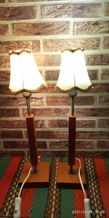 vintage nocne lampki