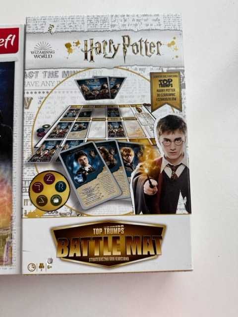 Zestaw 2x Harry Potter Puzzle 300 el.+ Gra Top Trumps battle mat
