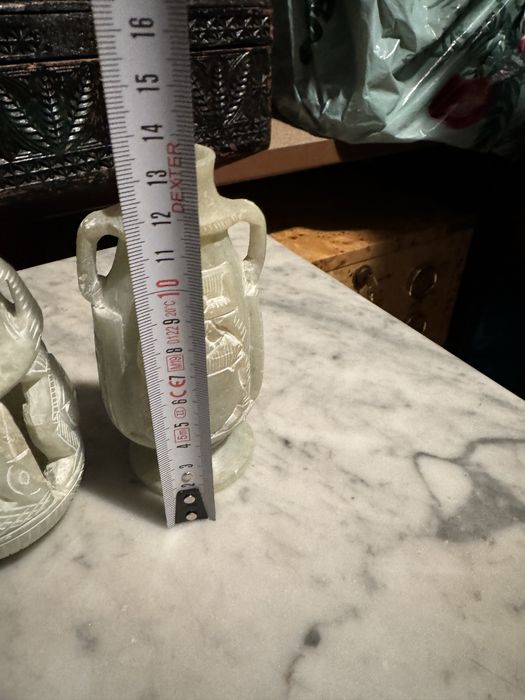 3 peças em (alabastro?) egipcio de coleção