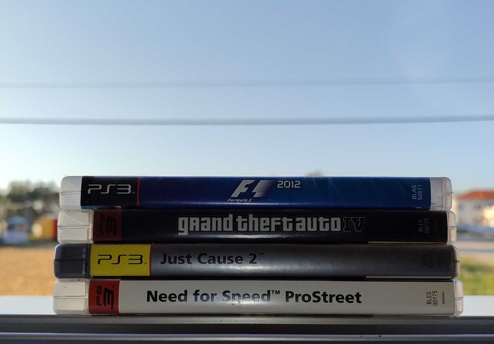 4 Jogos PlayStation 3 (F1 + GTA 4 + Just Cause 2 + Need For Speed Pro)