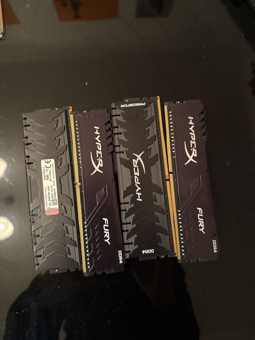 Rams: Hyperx predator 32gb (8x4) 3600mhz cl17