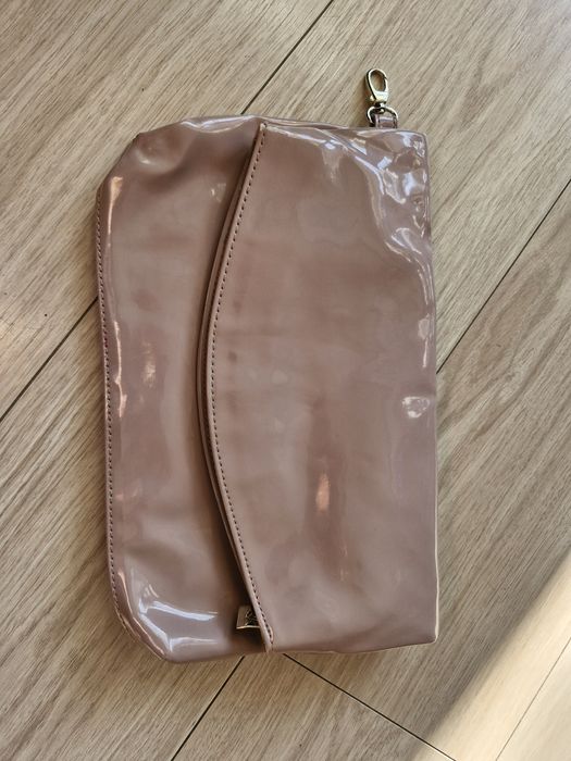 Torebka Zara nude kopertówka