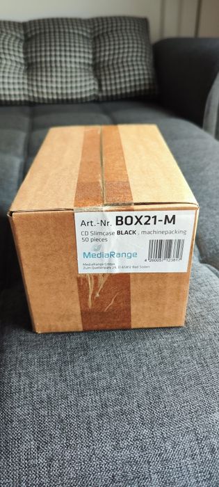 50 Black Slim Cases for CD or DVD64283964220545122