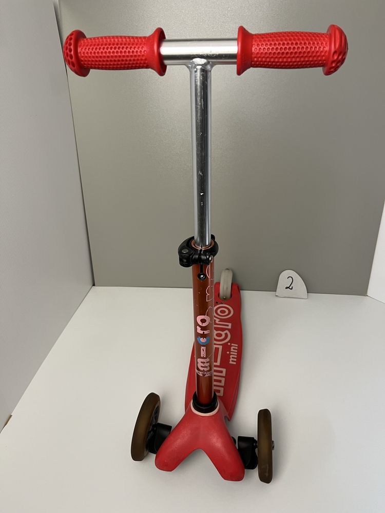Hulajnoga trójkołowa mini micro czerwona (2)