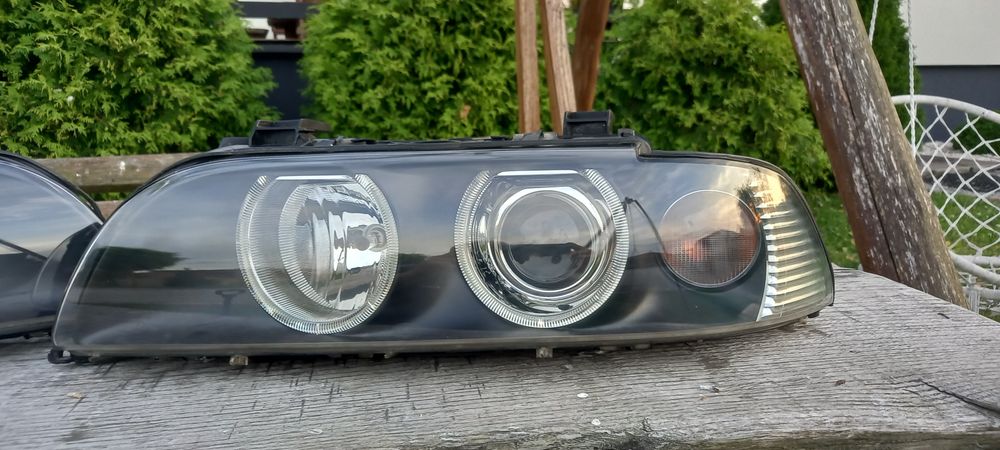 Bmw e39 lampy przod lift xenon hella europa po regeneracji