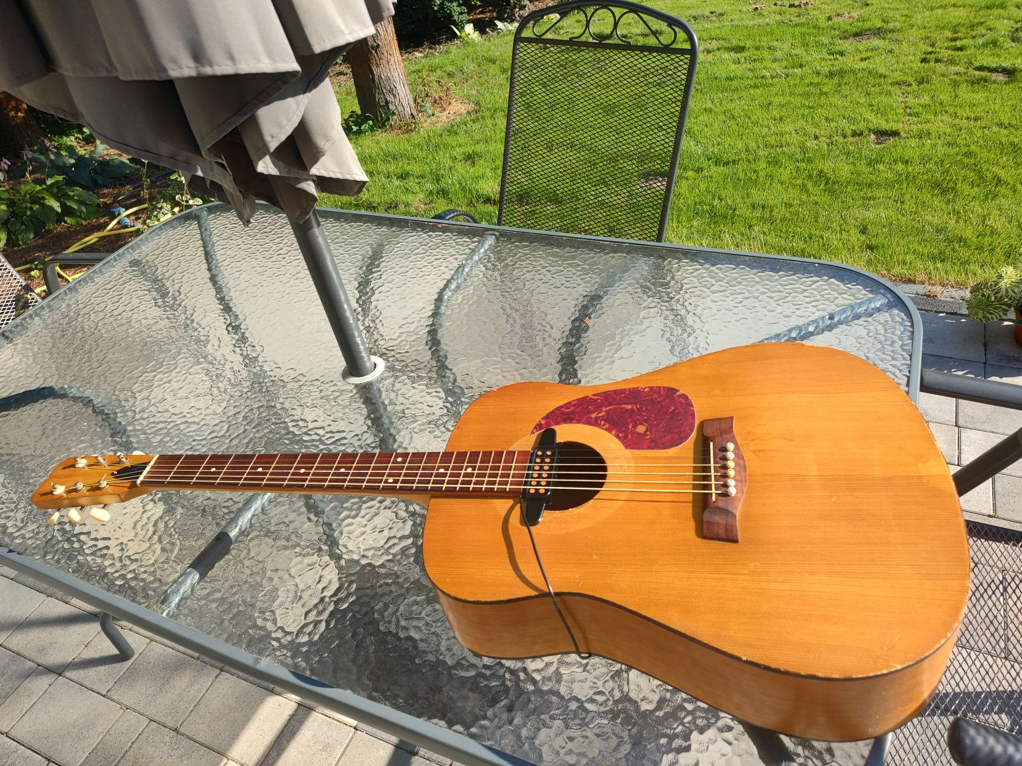 Japan gitara elektroakustyczna vintage Germany Szeroki gryf 45 mm