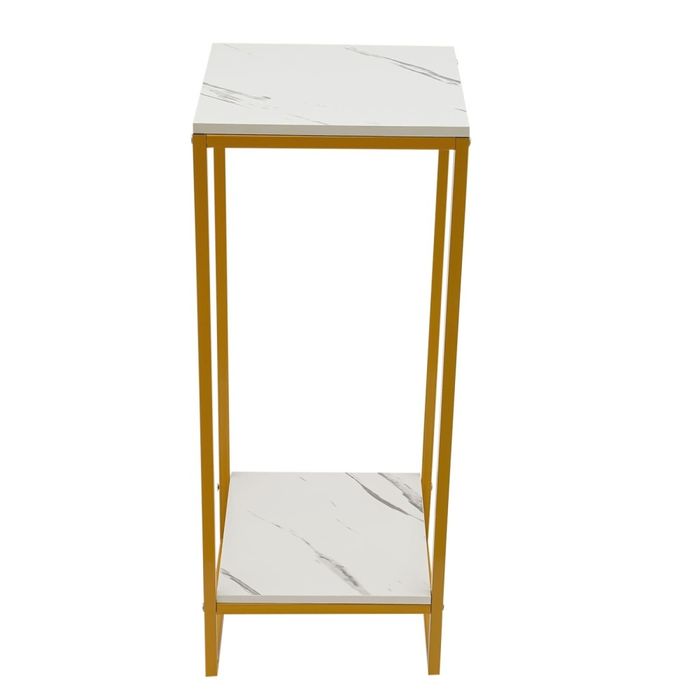 Stojak na Kwiaty Zloty z wyrazem Marmuru