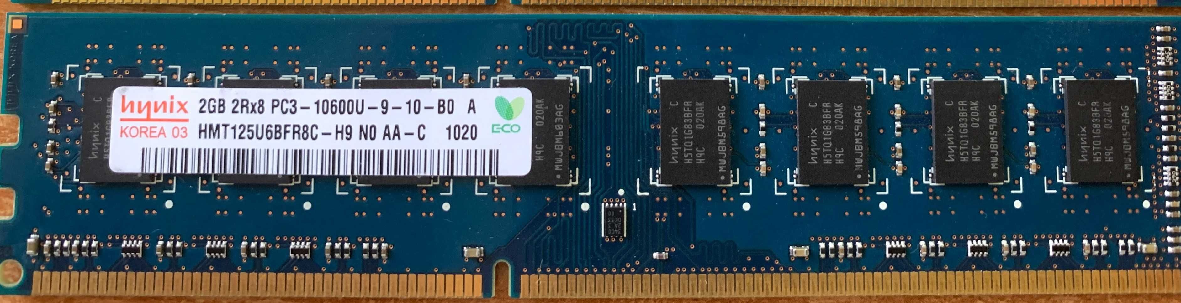 модуль 2GB DDR3 1333MHz Hynix PC3 10600U