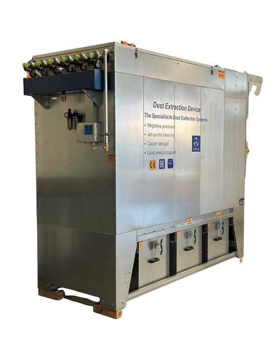Filtr MSP z wentylatorem 7,5kW z szafą sterująca.