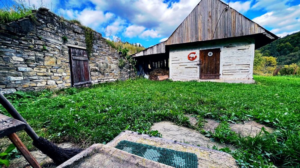 Мальовнича украінська хатина.Бізнес ідея для відпочинку. Земля в горах