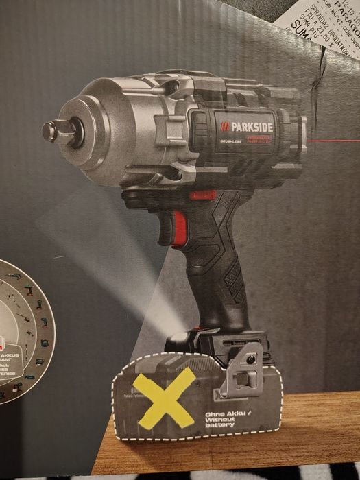 Parkside Performance klucz udarowy 20V nowy z paragonem walizka