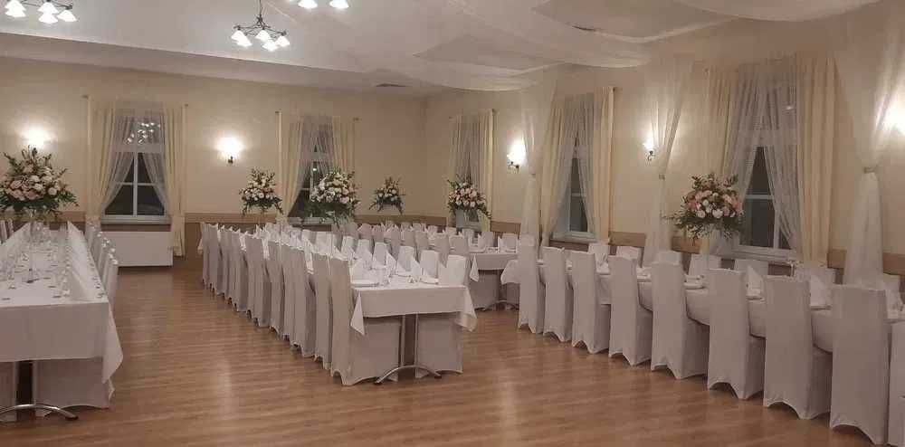 Białe pokrowce na krzesła. Możliwa wysyłka. Najtaniej