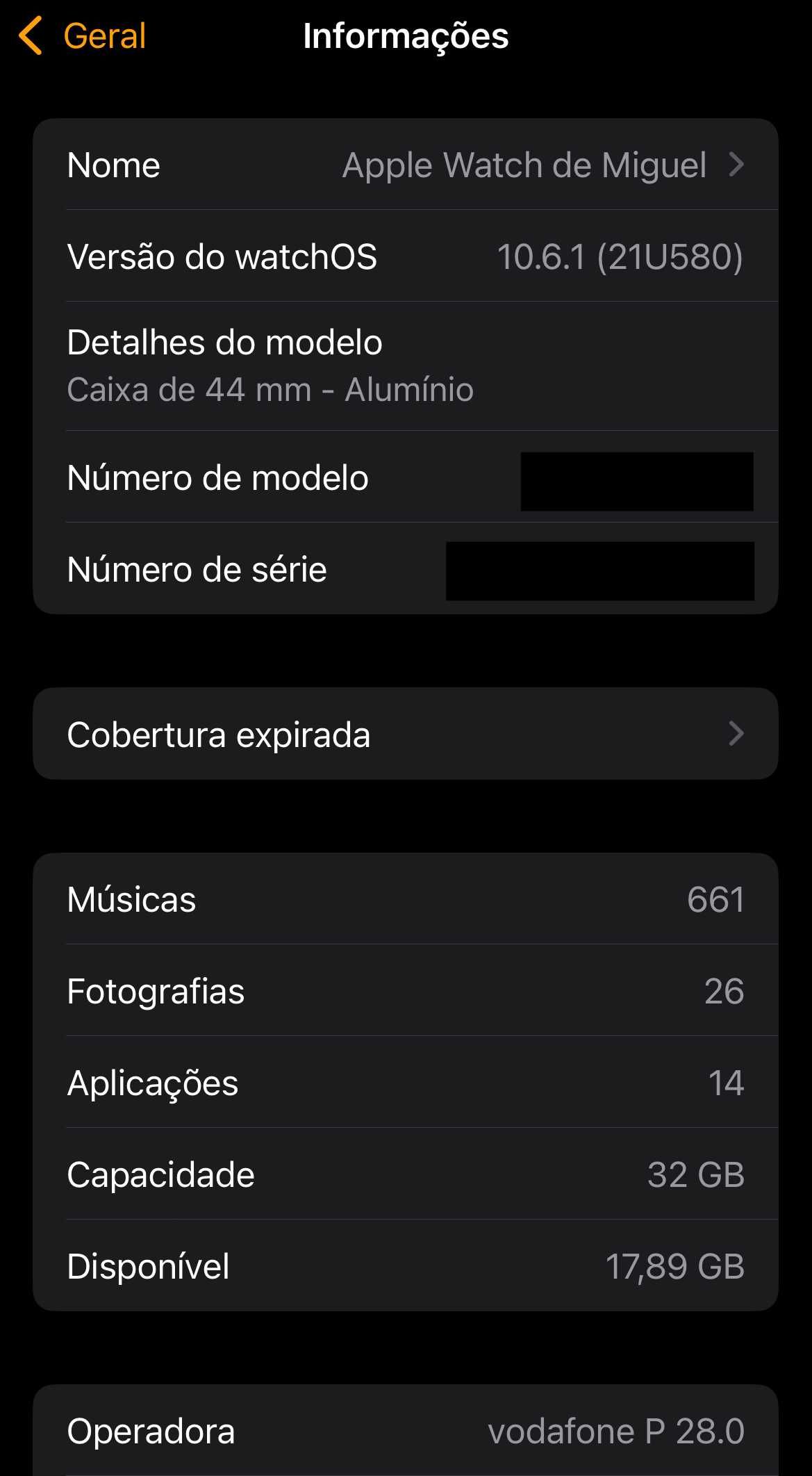 Apple Watch SE 44mm Nike Celular LTE Alumínio