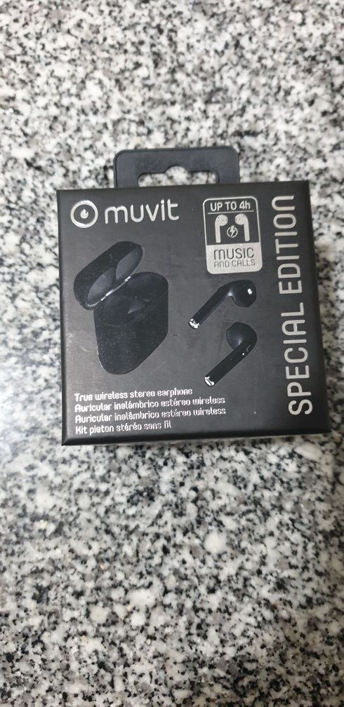 Auriculares Bluetooth True Wireless MUVIT Special (In Ear - Microfone