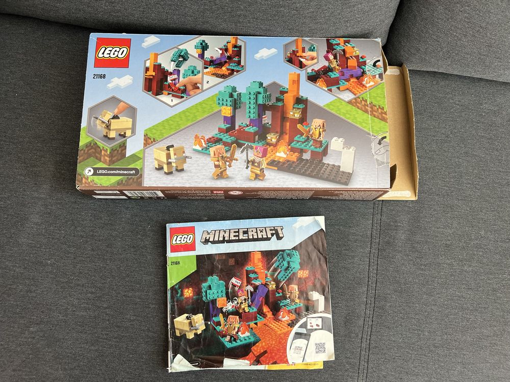 Lego 21168 minecraft pudełko i instrukcja