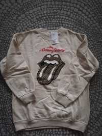 Nowa! H&m 134 140 dłuższa bluza tunika the Rolling Stones hm