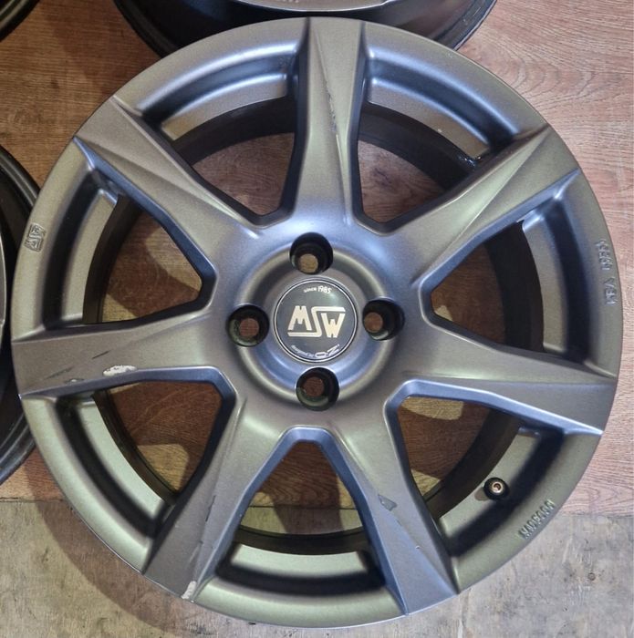 R16 4x100 диски MSW VW Honda Mazda Opel Nissan Renault Skoda