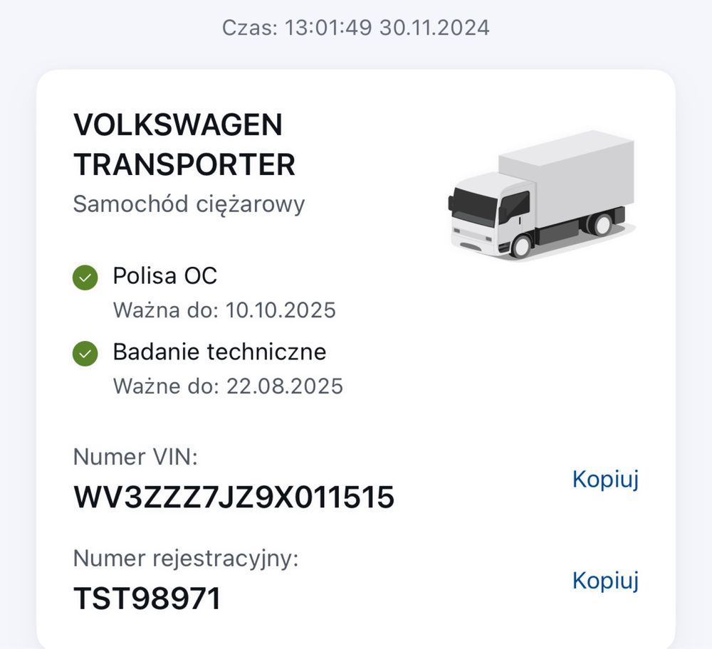 Volkswagen T5 2.5 tdi 6 osób