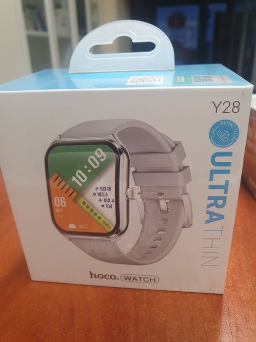 Smartwatch Hoco Ultra Thin Y28 Silver  Nowy Gwarancja