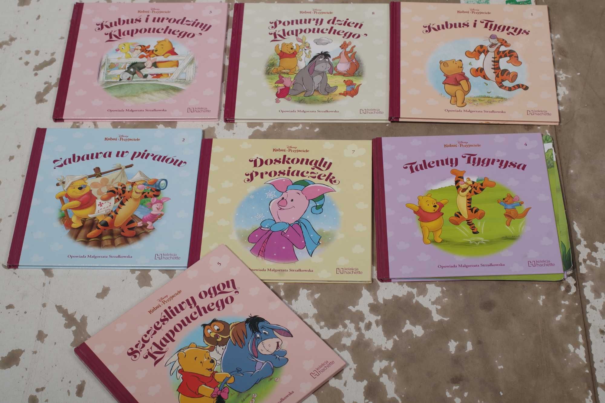 bajki, książki dla dzieci, Książka Disney, całość 7 książek 60 zł.