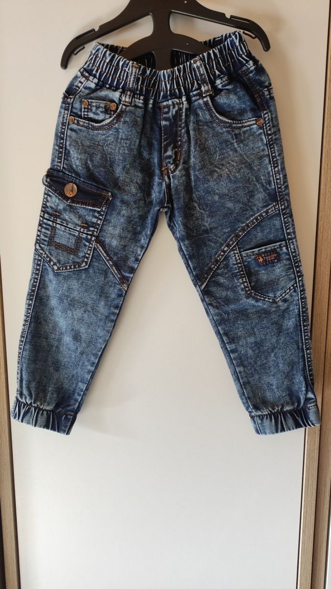 Spodnie dla chłopca, jggery, jeans, rozmiar 98-104