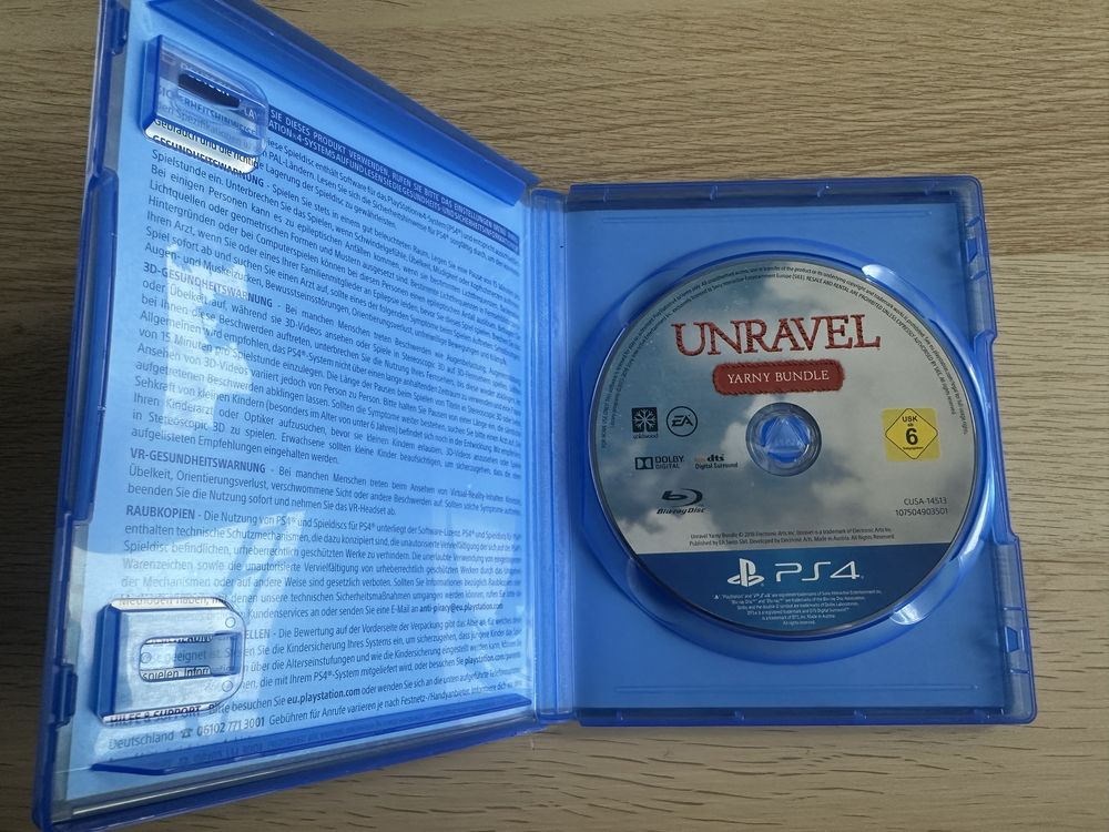 Unravel Yarny Bundle PS4