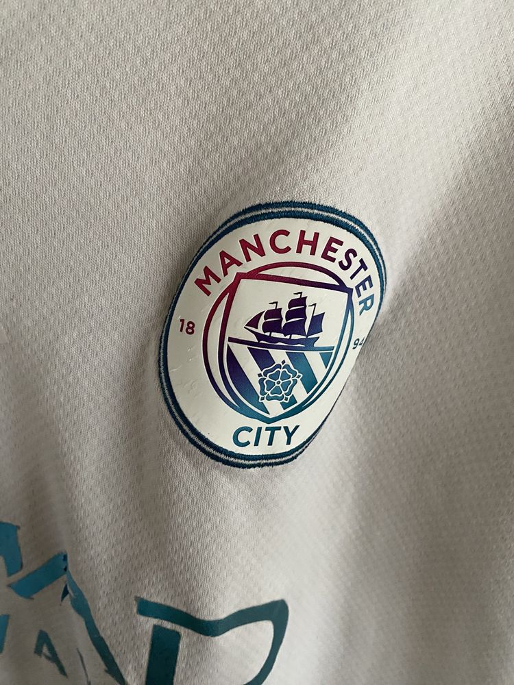 Manchester city XL, koszulka piłkarska wyjazdowa, etihad , puma